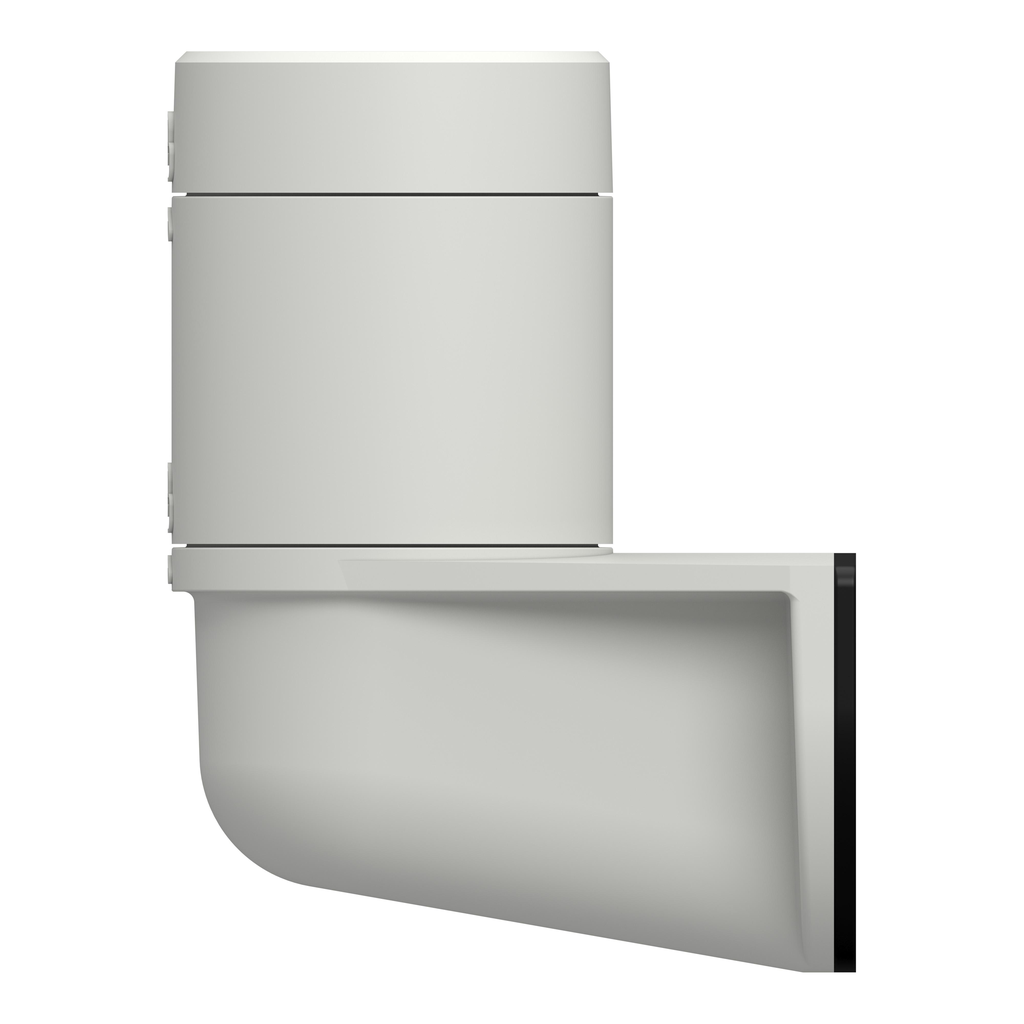Harmony XV4 - embase alim avec couvercle - Ø40 - gris - 24VACDC -fixation murale