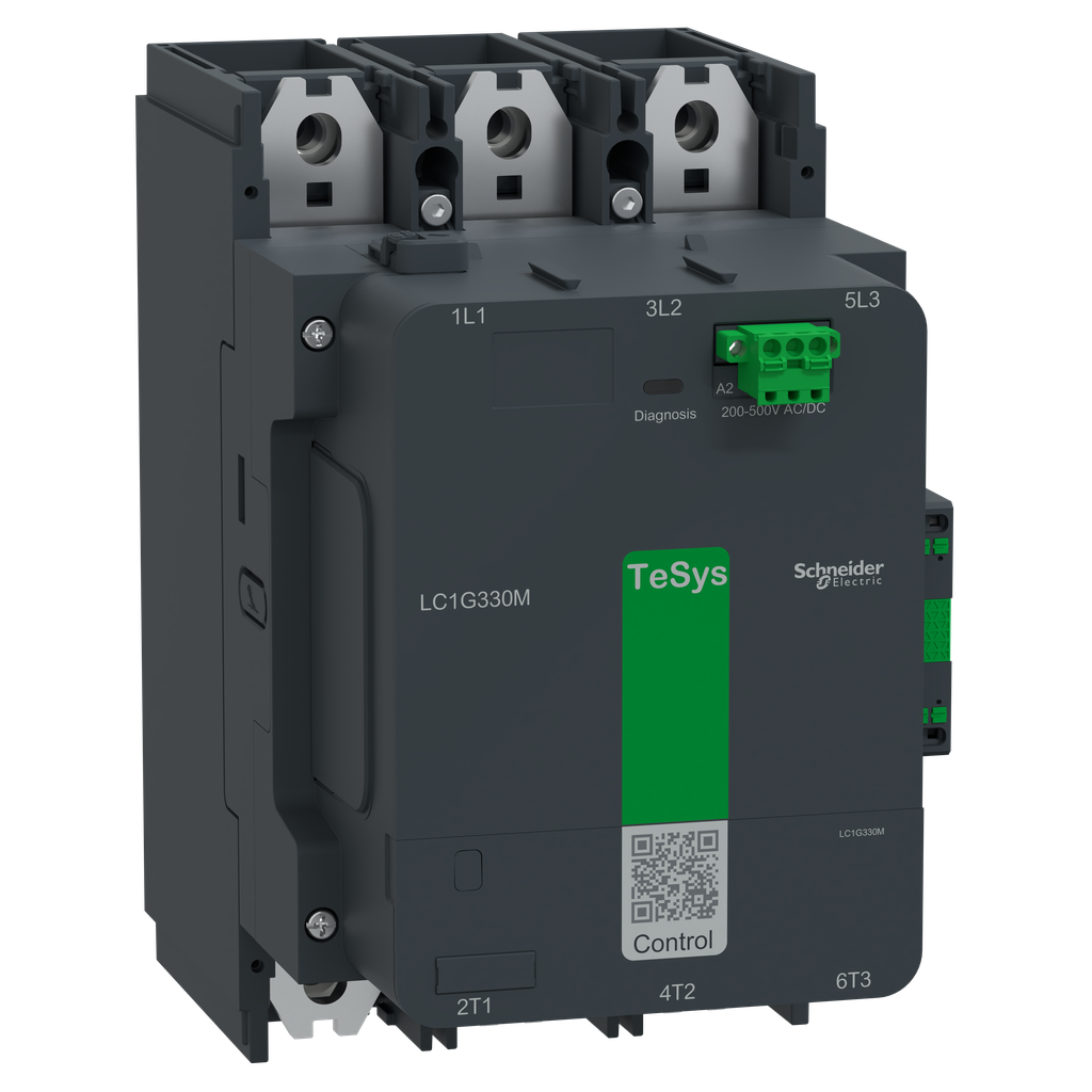 TeSys Giga, 3P(3NO), 335A, bobine AC/DC 200V…500V,  Com ModBus, standard