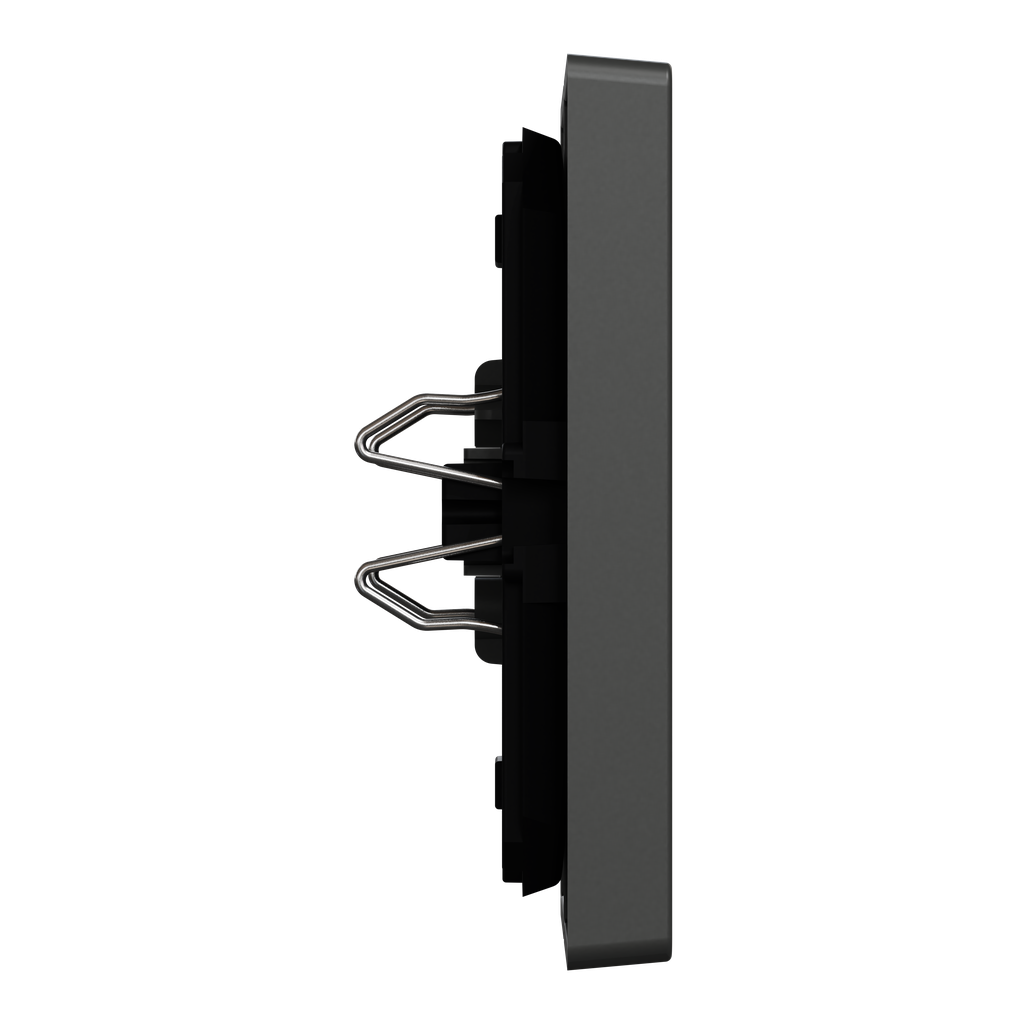 D-Life - enjoliveur pour commande double avec voyant - anthracite