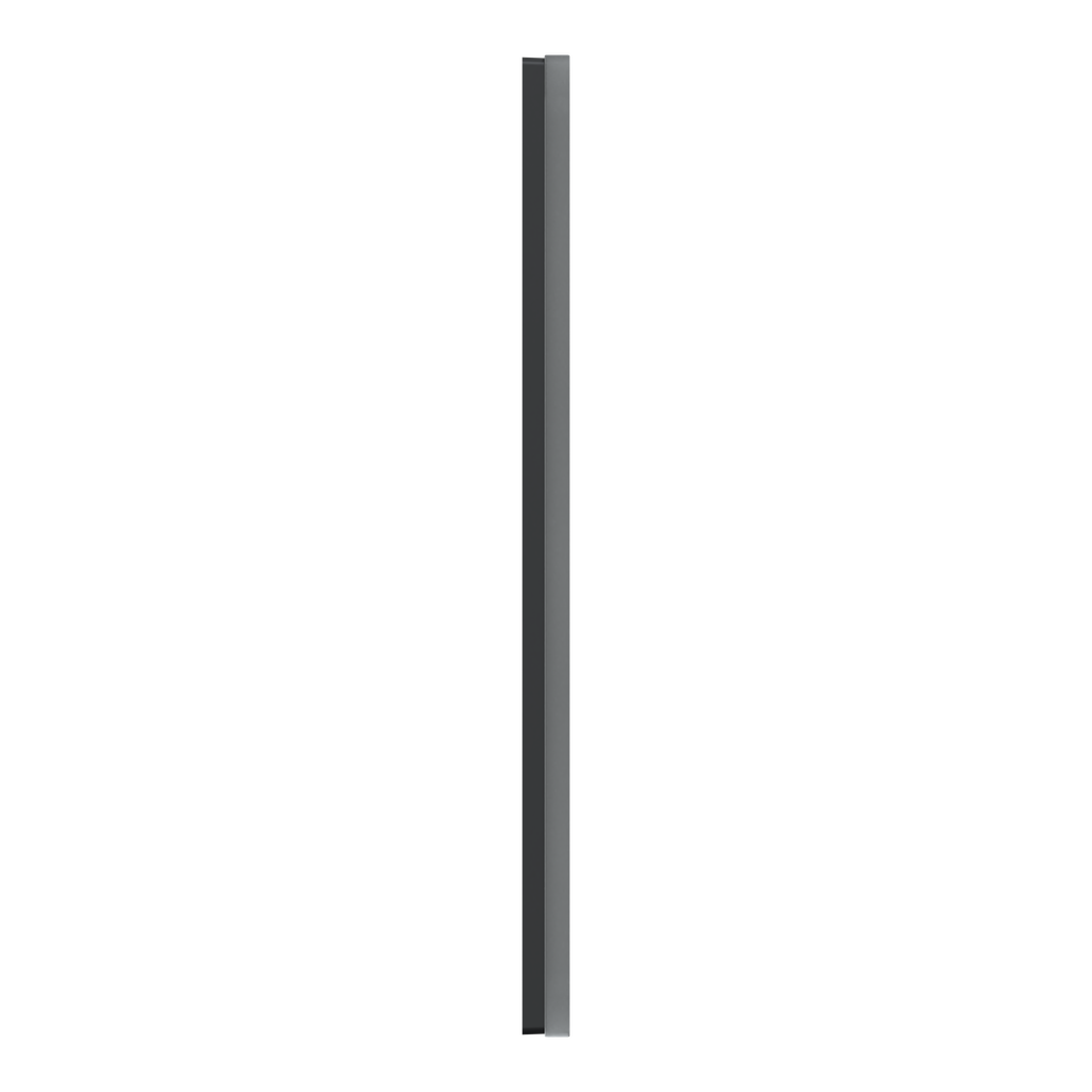 D-Life - cadre de finition - verre - noir - 3 postes