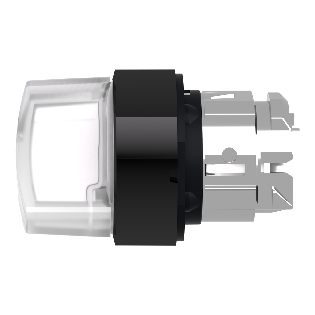 Harmony XB4 - tête bouton à manette lumineux - Ø22 - 2 pos fix - Blanc