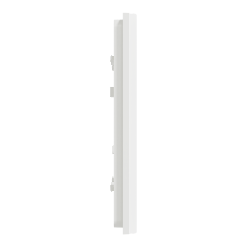Unica Déco Signature - Plaque de finition - Blanc neige - 2P horiz vert