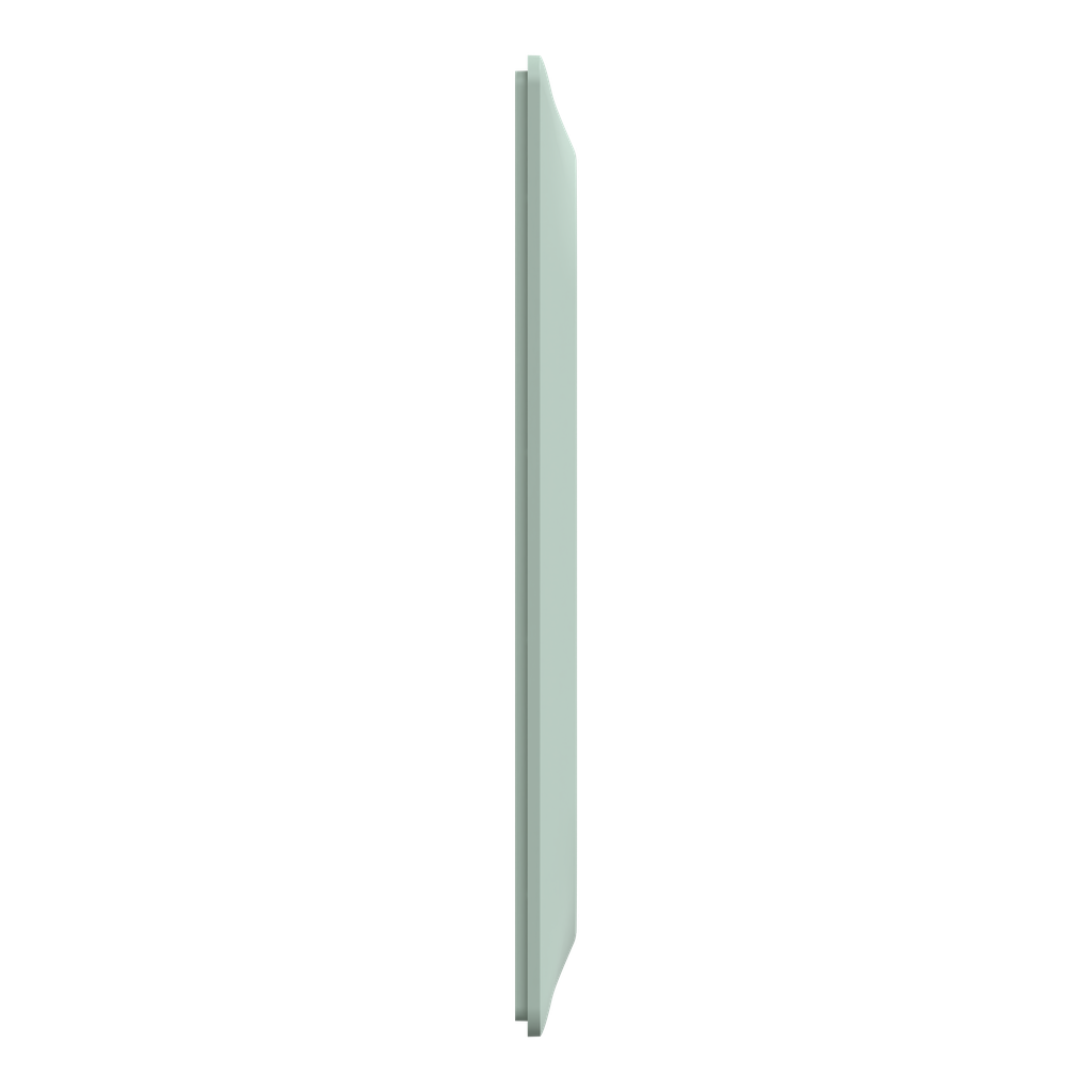Ovalis - Plaque de finition - 2 postes Vertical - entraxe 71mm - Sauge