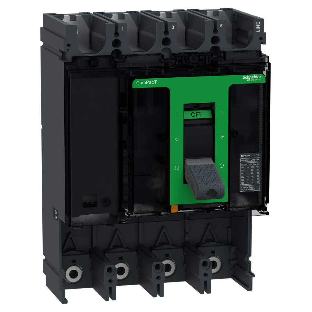 ComPacT NSX630H - Bloc de coupure sans déclencheur - 630A - 4P - 70kA