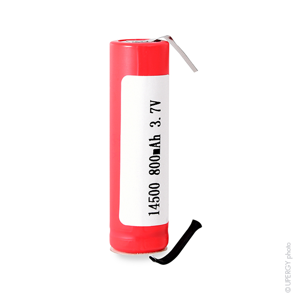 Accumulateur(s) Accus Lithium-Ion PANASONIC UR14500P + 2 Tags 3.7V 800mAh