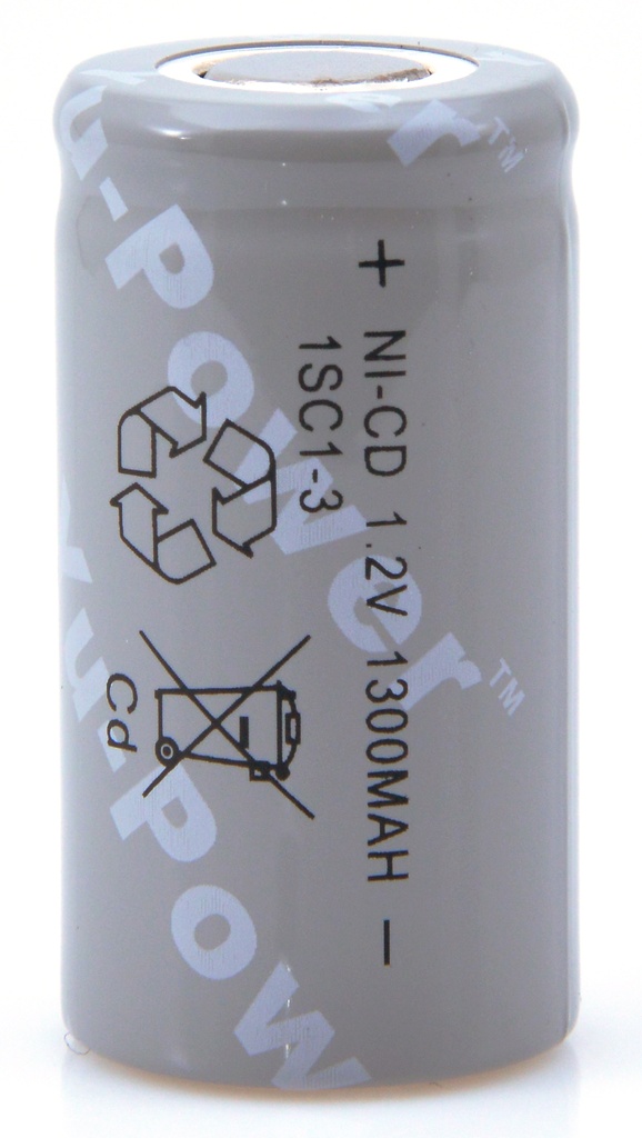 Accumulateur(s) Accu NiCd SC 1SC1-3 1.2V 1300mAh FT
