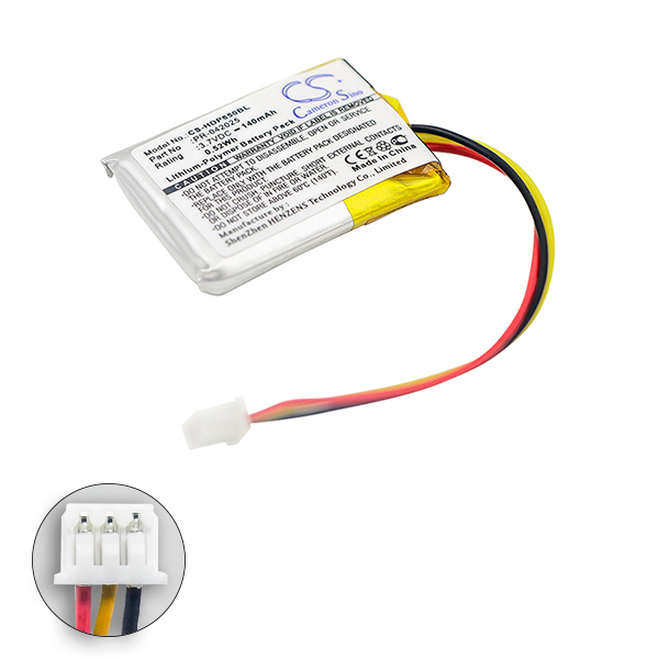 Batterie(s) Batterie lecteur codes barres 3.7V 140mAh