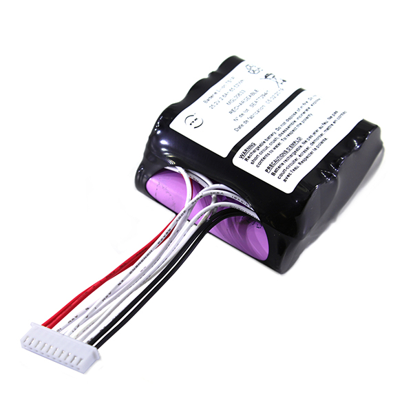 Pack(s) Batterie Li-Ion 7x 18650 7S1P ST7 25.2V 3.5Ah JST