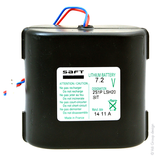 Unité(s) Batterie lithium 2S1PLSH20SIT 7.2V 13Ah