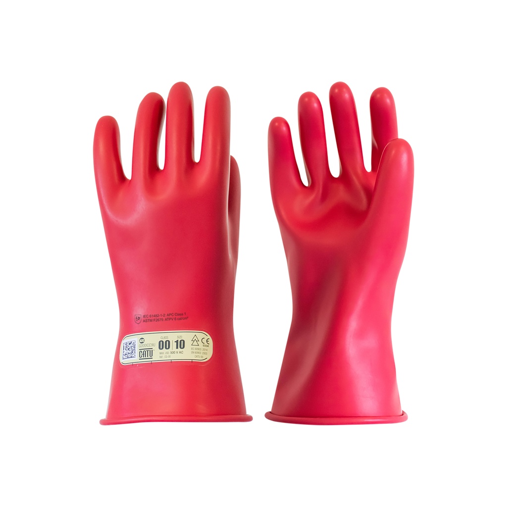 gants isolants iec classe 00 t09 rouge 28 cm