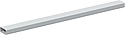 Conduit rectangulaire PVC rigide 55 x 110 mm, longueur 1.5 m, gamme TUBPLA