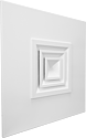 Diffuseur plafonnier multi-directionnel, blanc, débits 155 à 400 m3/h, D150 mm