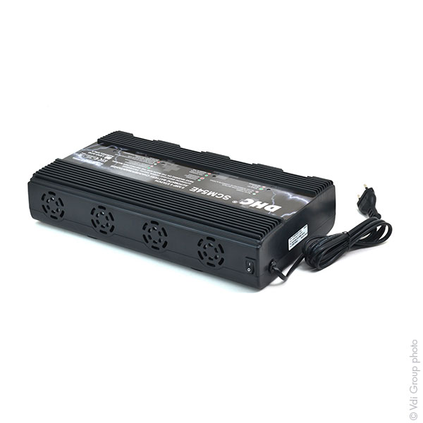 Unité(s) Station multi-charge 4 voies DHC 12V/5A 100-230V pinces crocodiles (Int