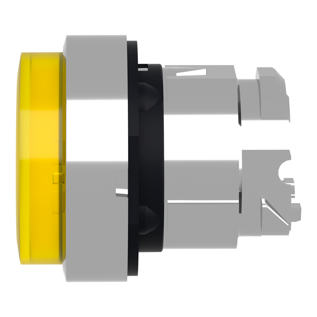 Harmony XB4 - tête bouton pousser-pousser lumineux - Ø22 - dépassant - jaune