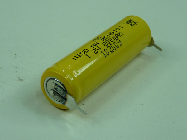 Accumulateur(s) Accus Nicd industriels AA NX 1.2V 800mAh P2