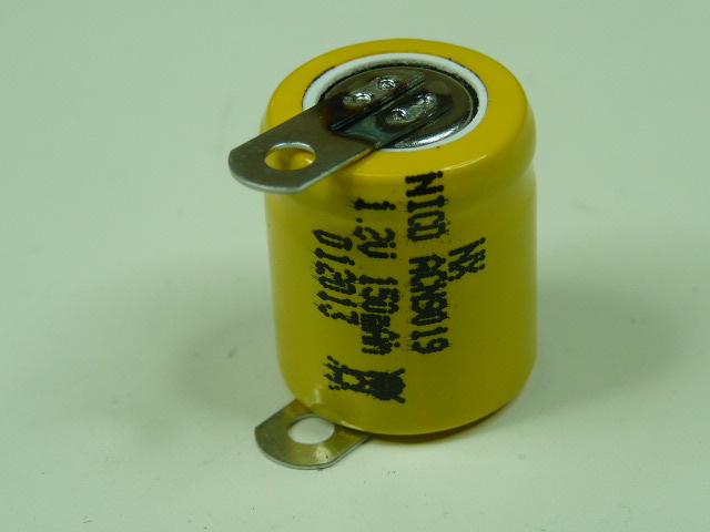 Pack(s) Accu NiCd 1/3AA 1S1P 1.2V 150mAh T2