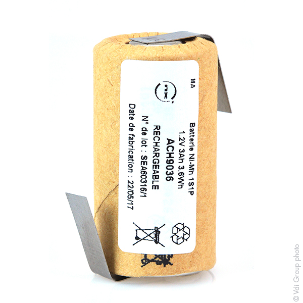 Accumulateur(s) Accus Nimh industriels SC HD CARTONNE 1.2V 3000mAh HBL