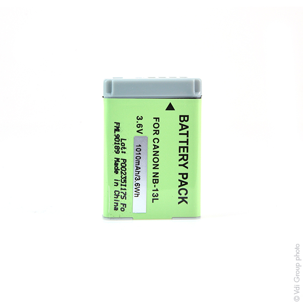 Blister(s) x 1 Batterie appareil photo - caméra NB-13L 3.6V 1010mAh