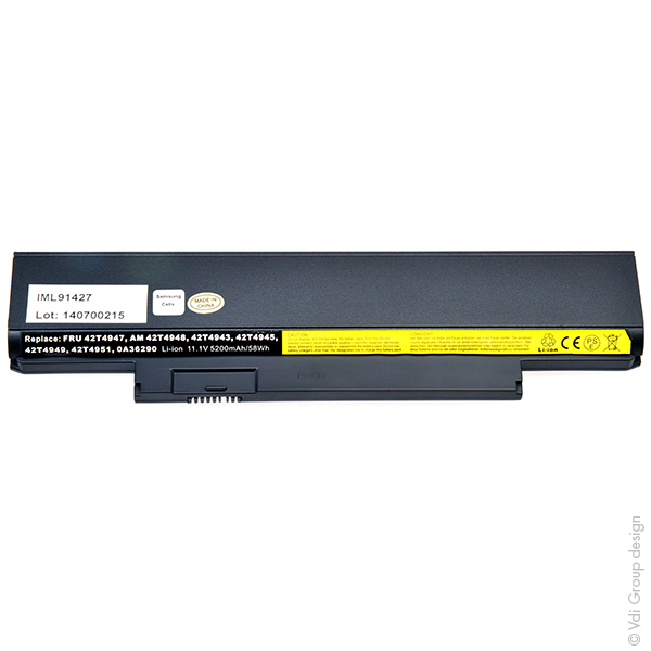 Batterie(s) Batterie ordinateur portable 11.1V 5200mAh