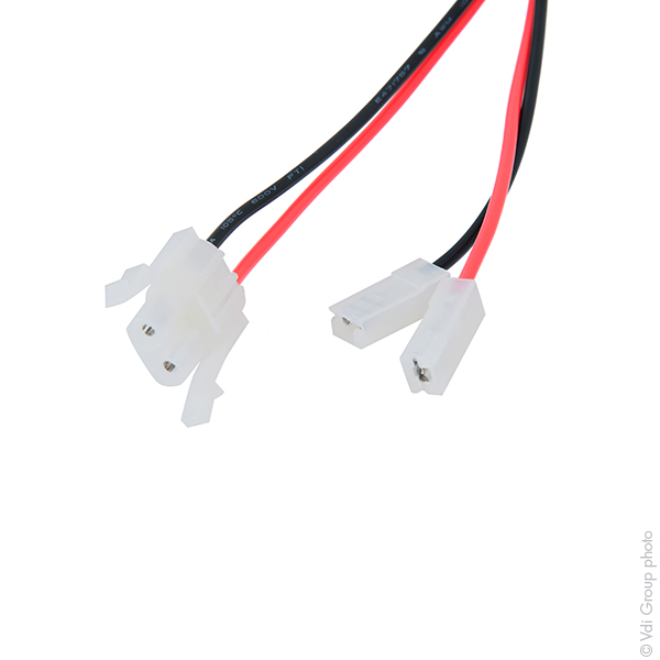 Batterie(s) Batterie eclairage secours 2xD ST4 + support + AMP 2.4V 4Ah