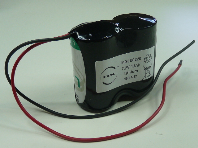 Pack(s) Batterie lithium 2x D LSH20 2S1P ST1 7.2V 13000mAh F250