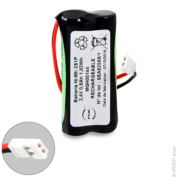 Pack(s) Batterie médicale DRAGER JM103 2.4V 800mAh FC