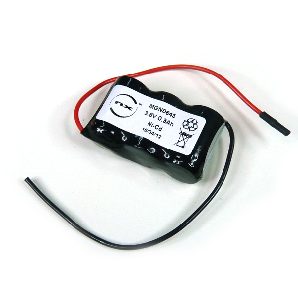 Pack(s) Batterie Nicd 3x 1/2AA YUASA ST1 3.6V 300mAh Fils