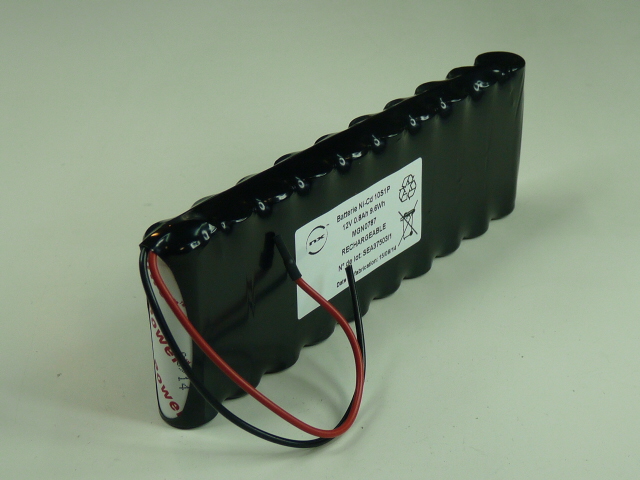 Pack(s) Batterie Nicd 10AA 10S1P ST1 12V 800mAh F