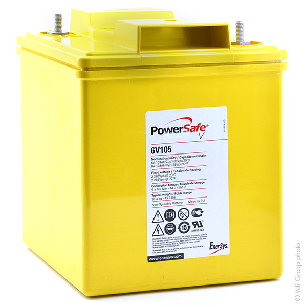 Batterie(s) Batterie onduleur (UPS) PowerSafe V 6V105 6V 103Ah M8-V