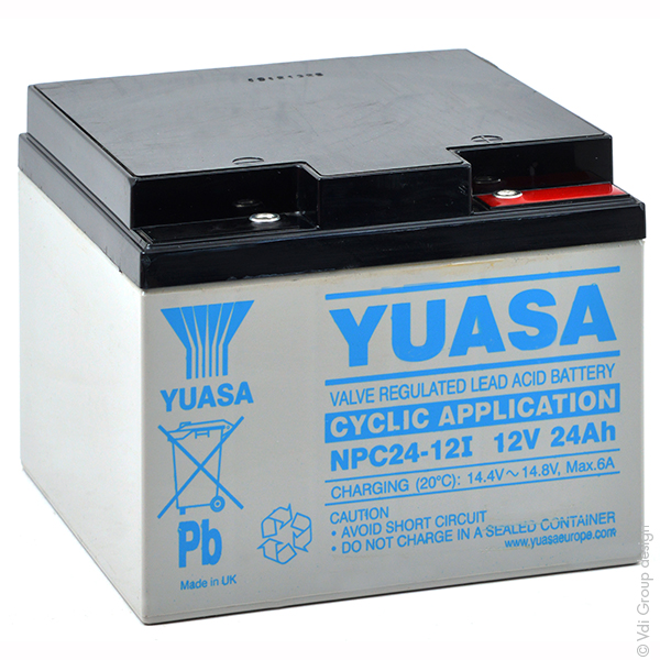 Batterie(s) Batterie plomb AGM YUASA NPC24-12I 12V 24Ah M5-F