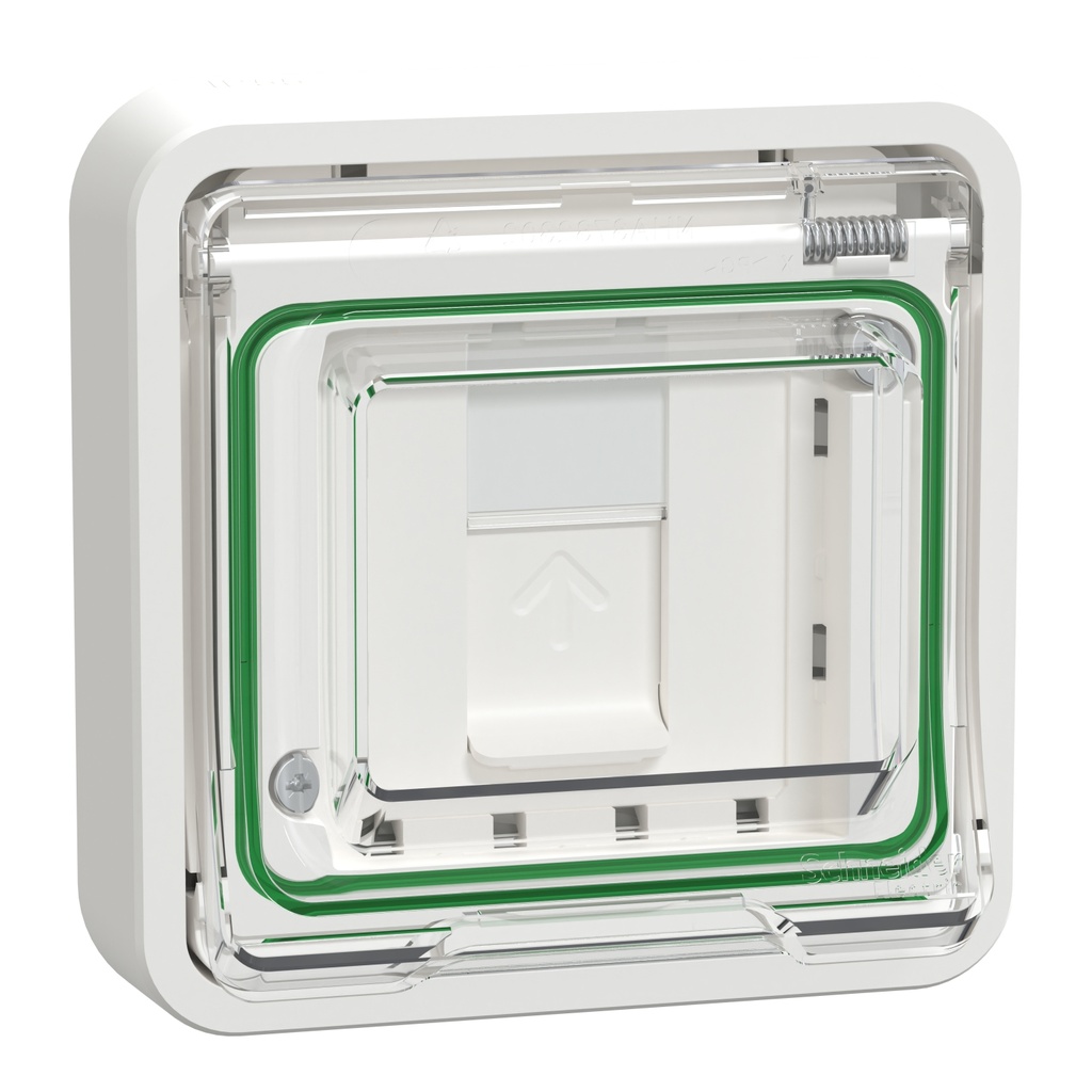 Mureva Styl - Adaptateur pour fonction 45X45 - composable - IP55 - IK07 - blanc