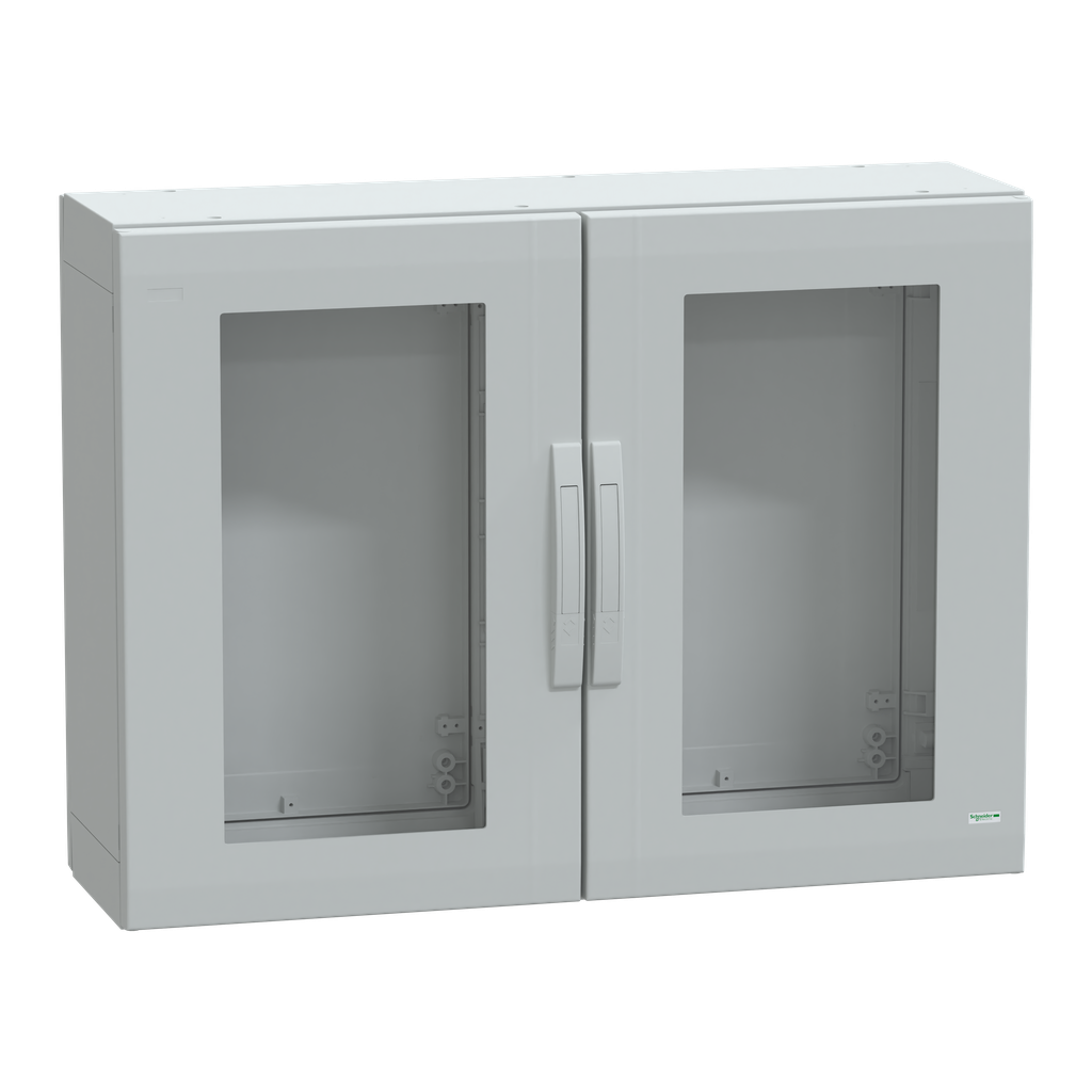 PanelSeT - Armoire polyester 750x1000x320 - IP65 - vitrée Ral 7035