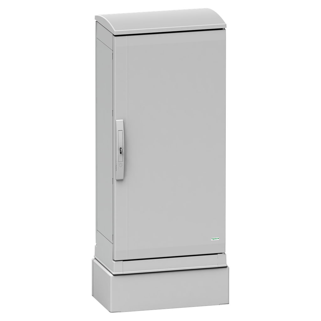 PanelSeT - Socle polyester hauteur 200 mm pour NSYPLAZ(T) L1000P420 Ral 7035