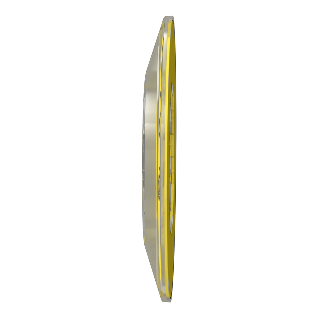 Harmony - étiquette circulaire jaune 3D - Ø60 - Emergency Stop