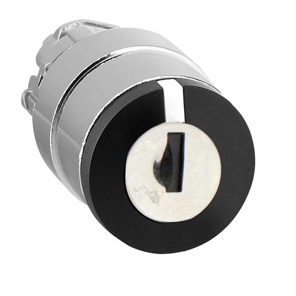 Harmony XB4 - tête bouton tournant à clé 455 - Ø22 - 3 pos rap GC - retr C