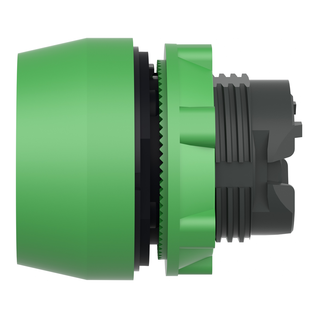 Harmony tête de bouton poussoir + capuchon IP66 - Ø22 - vert
