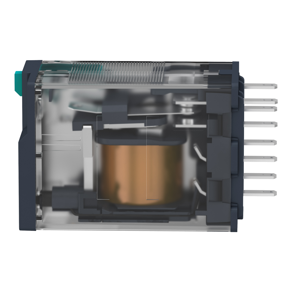 Harmony Relay RXM - relais miniature - embrochable - test - 4OF - 6A - 220VDC