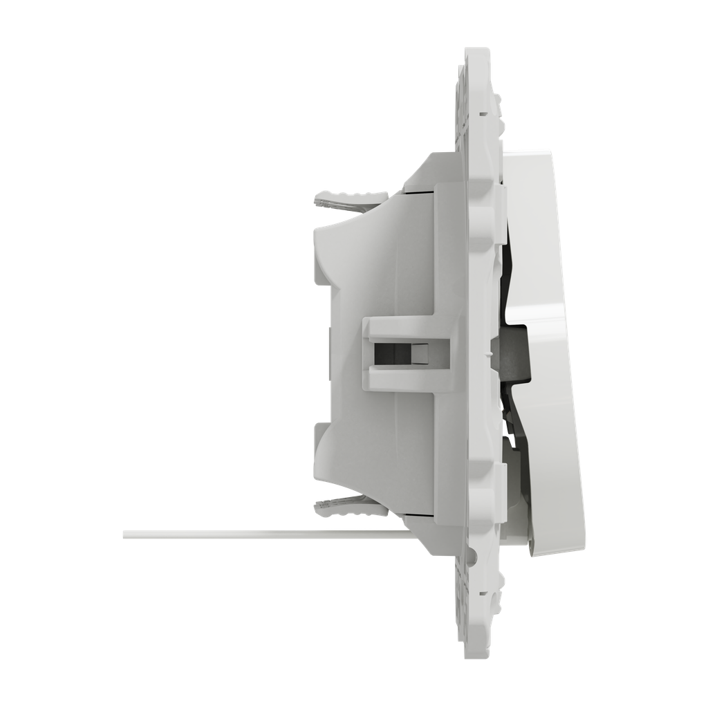 Odace 2011 - va-et-vient + va-et-vient lumineux - blanc - 10A  - LED 1,5mA