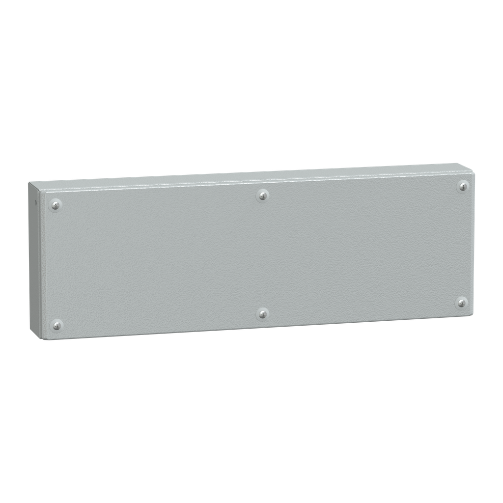 PanelSeT SBM - boite acier - 200x600x80mm - couvercle plein