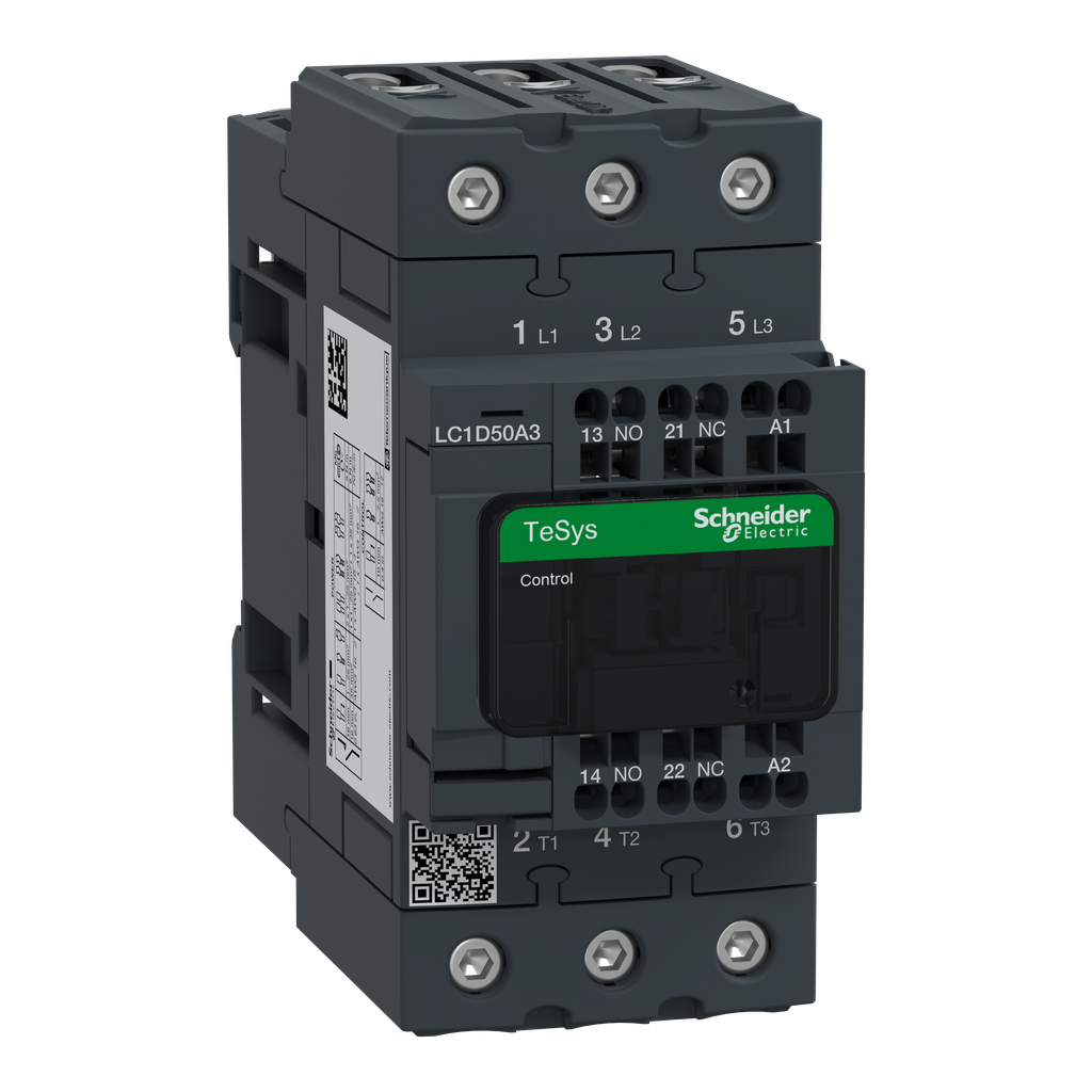 TeSys D - Cont everlink 3p ac3 440v 50a ctrl ress bob 220vca 50/60hz
