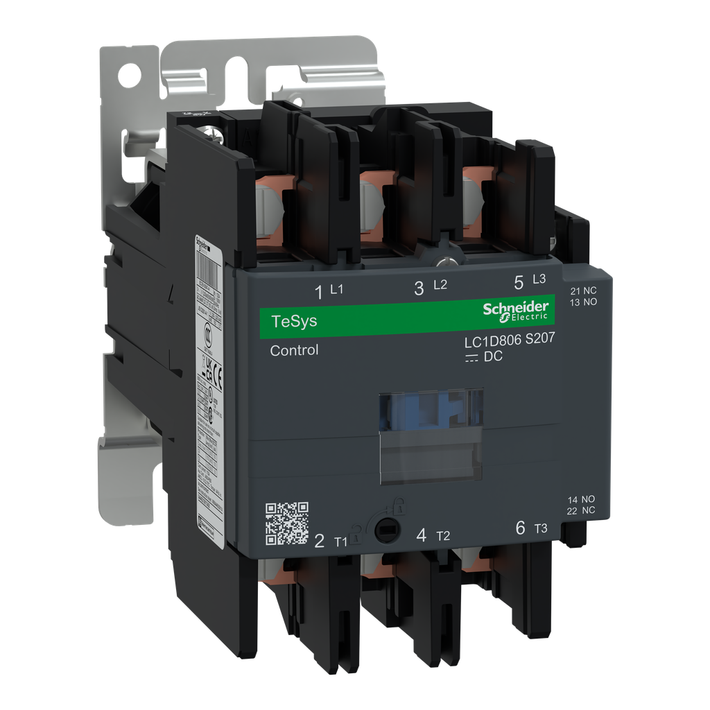 TeSys D - contacteur EN45545 - 3P(3NO) - AC3 <=440V 80A - 72Vcc - cosses fermées
