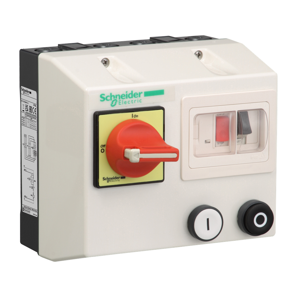 TeSys LG1K - démarreur en coffret - 6..10A - bobine 230Vca