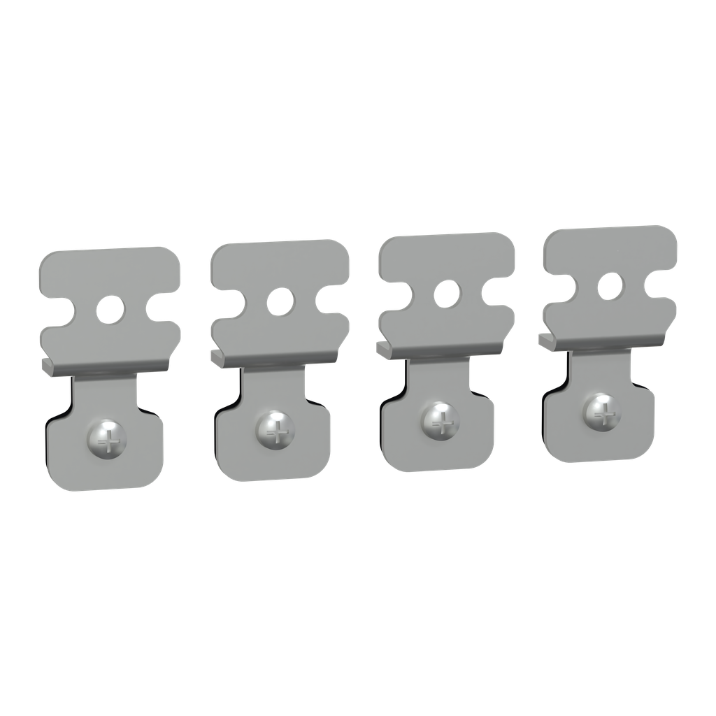 PanelSeT Accessoires - Jeu de 4 pattes de fixation acier - pour boite