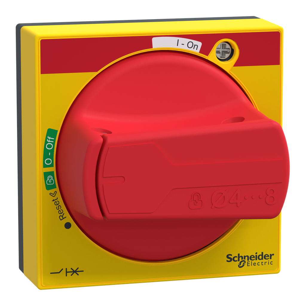 TeSys GV - Poignee rotative rouge ip 65