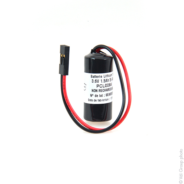Pile(s) Batterie automate 1x 2/3AA 1S1P 3.6V 1.5Ah BERG