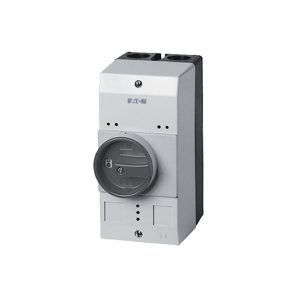 Coffret isolant, IP55, poignée rotative noire grise, pour PKZ0
