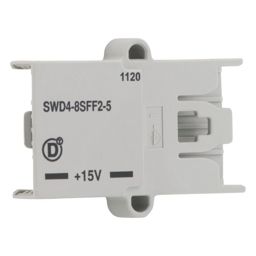Couplage, SmartWire-DT, raccordement par connecteurs plats SWD4-8MF2