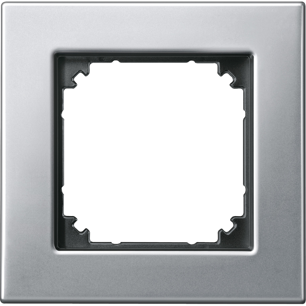 System M - M Elegance - Plaque de finition - 1 poste - aluminium