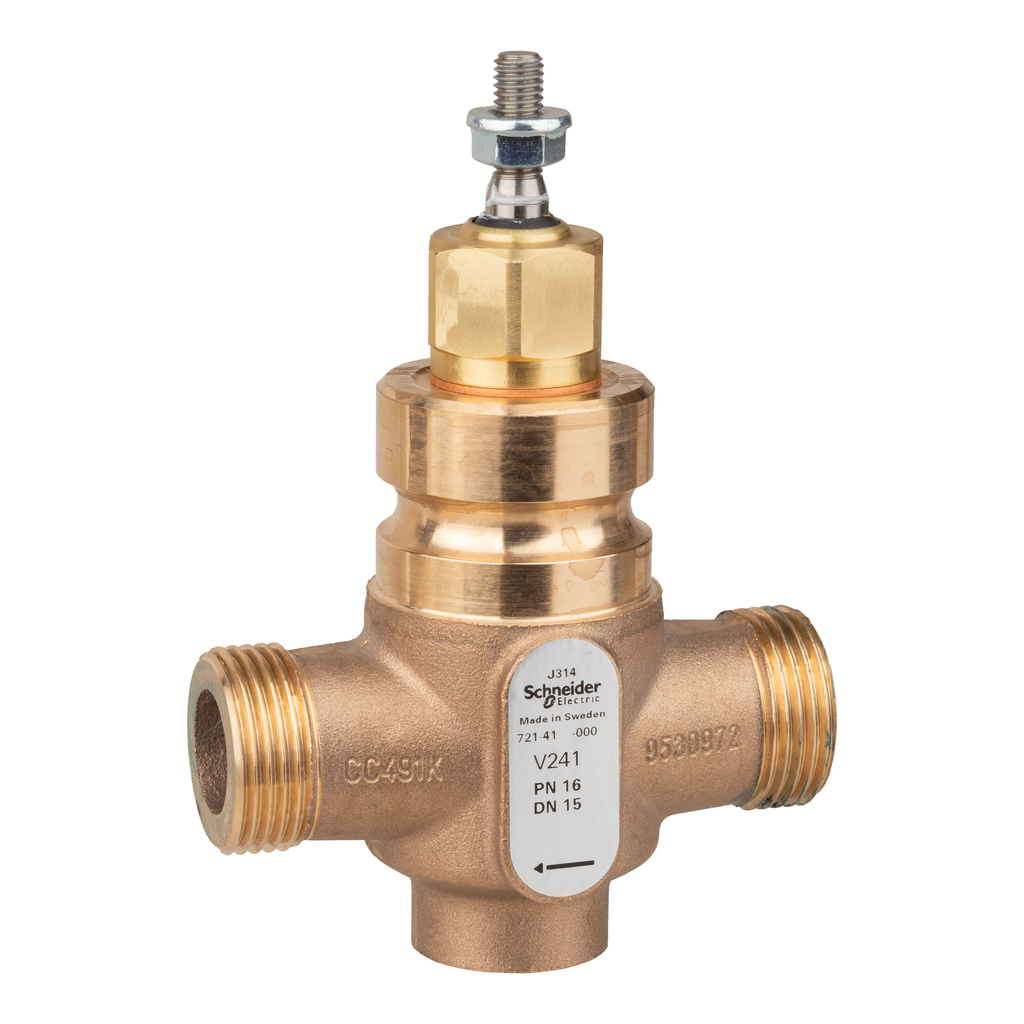 Vanne 2 voies bronze filetée PN16 DN15 Kv2,5