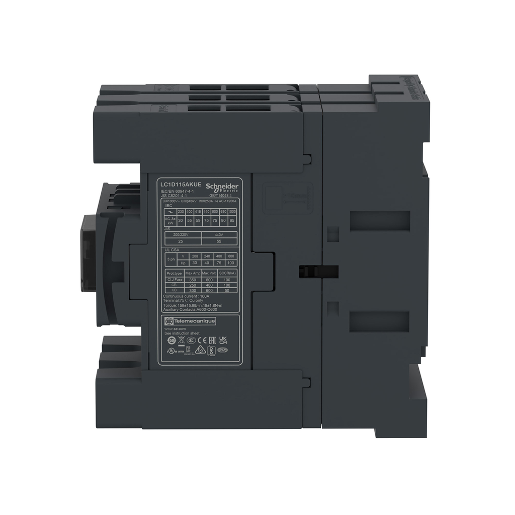 TeSys Deca Advanced - CTR Deca 115A 3P 100-250V ACDC EvLk